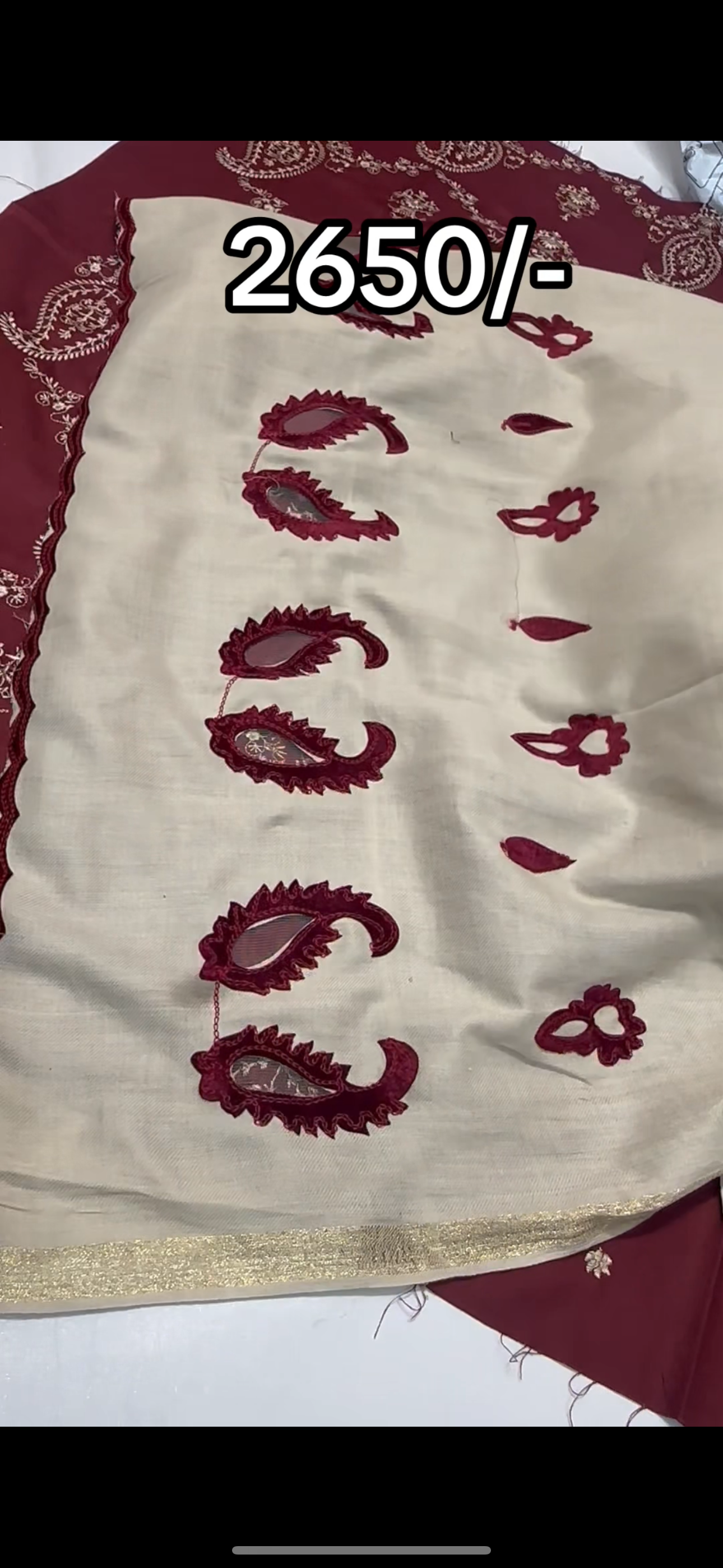 Bareeze Maroon Discounted price