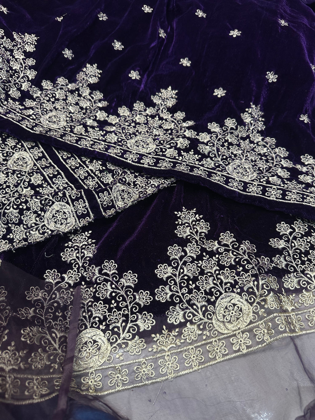 Velvet purple 3piece