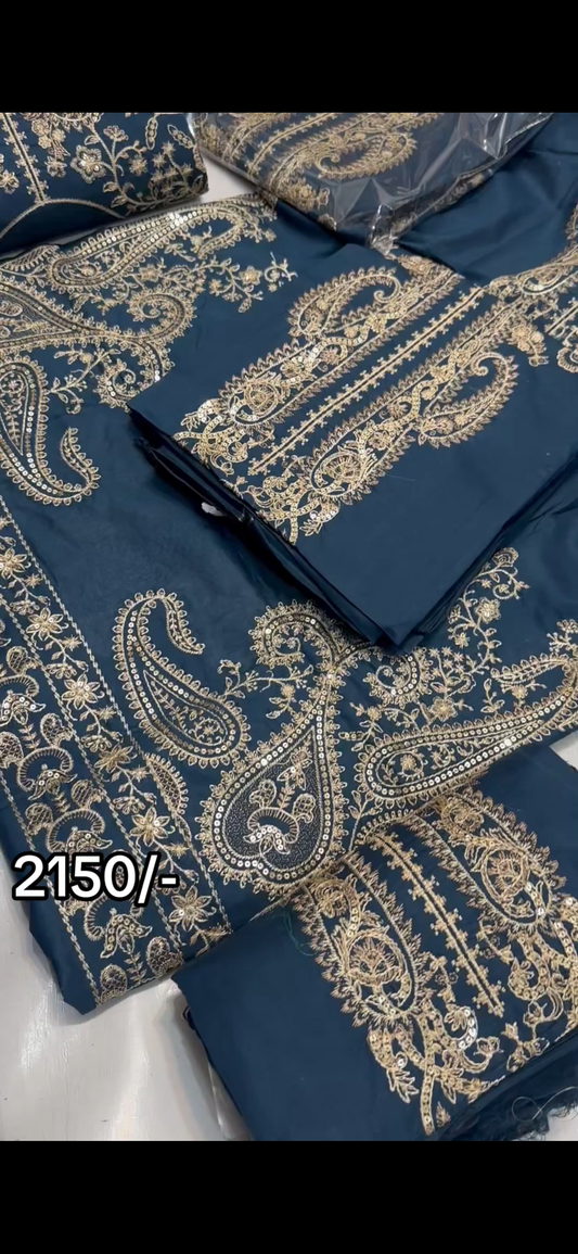 Zink Luxury Embroidered 2piece