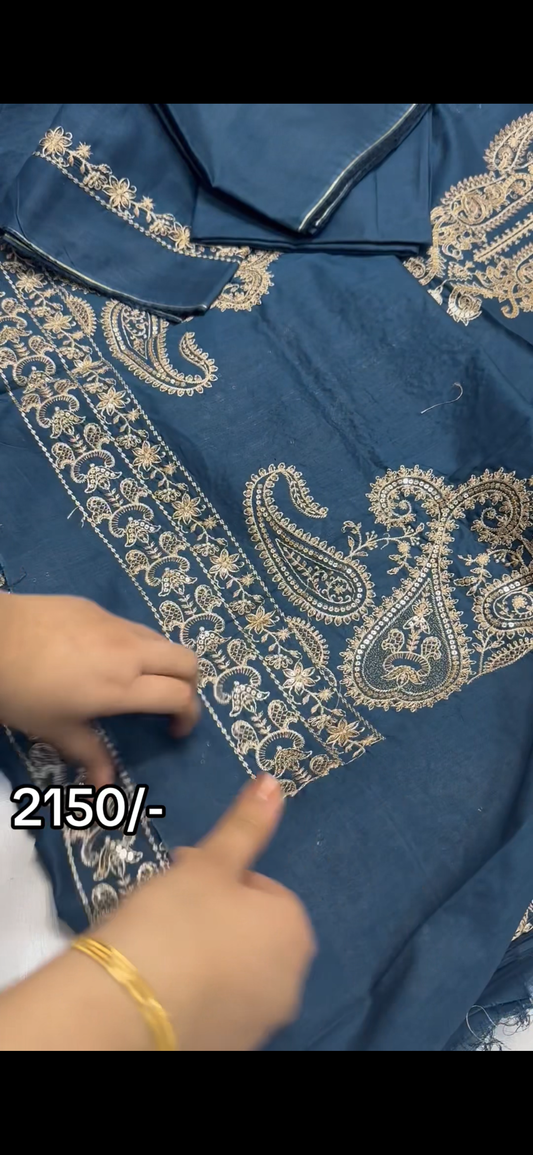 Zink Luxury Embroidered 2piece
