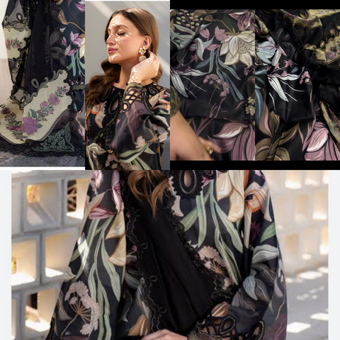 Baroque print 3pc