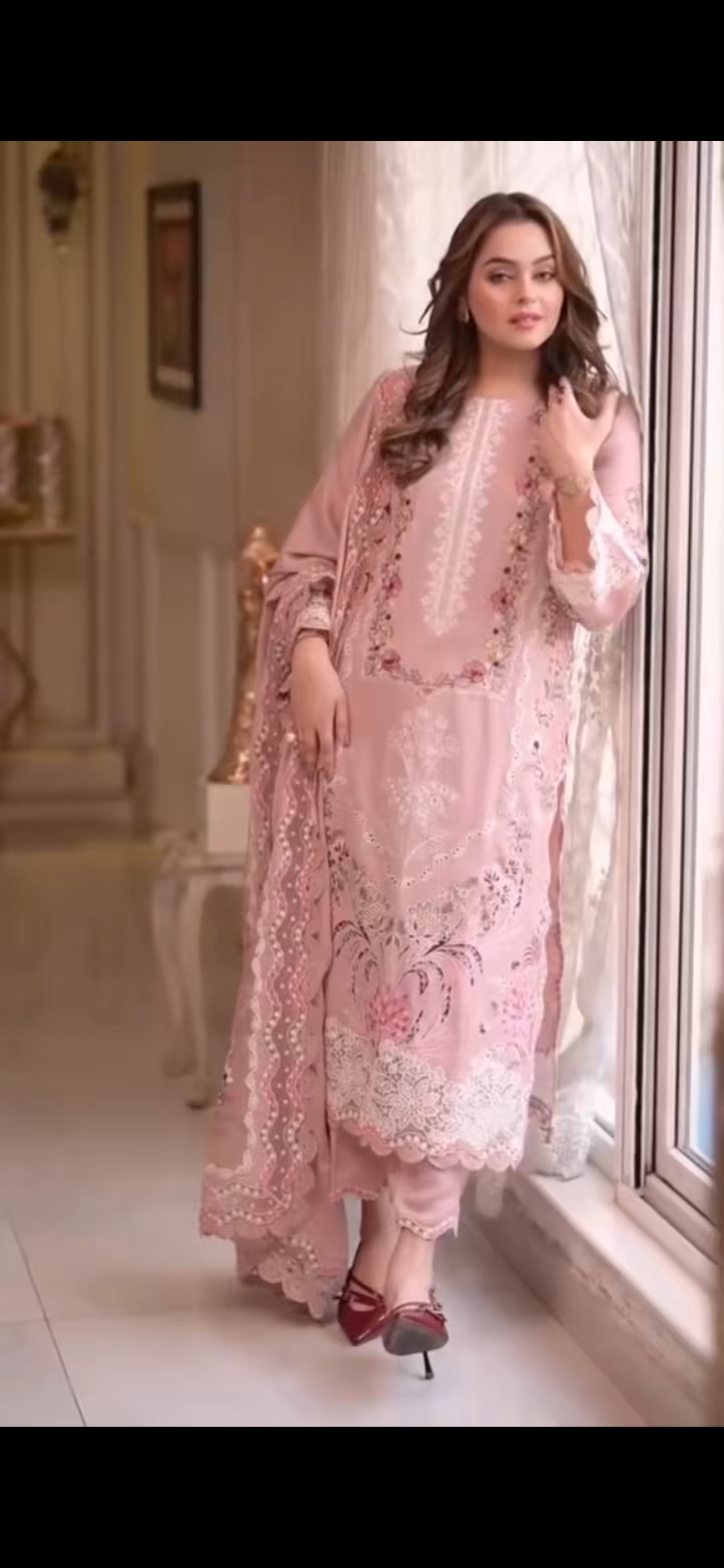 Aneelas Pink Luxury Eid collection