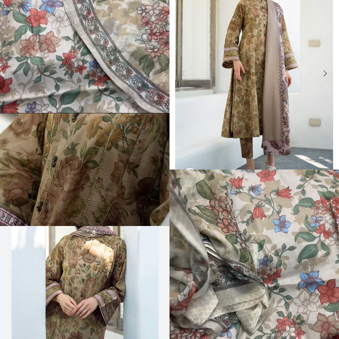 Baroque printed 3pc Chicoo color