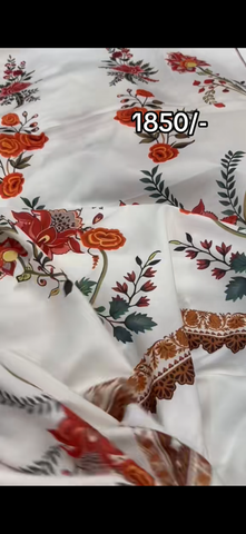 2PC Printed Lawn Suit – Elegant Cream