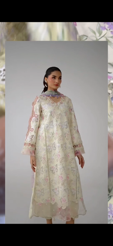 Maria B new launch Butterfly lime(special Discount)(Eid collection)