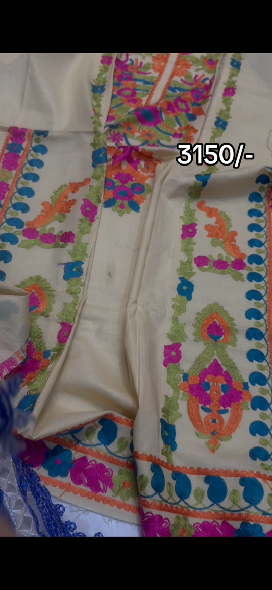 3PC Tawakal Embroidered Suit