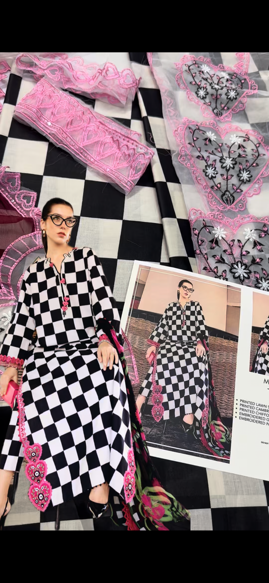 Elegant 3pc printed Luxury