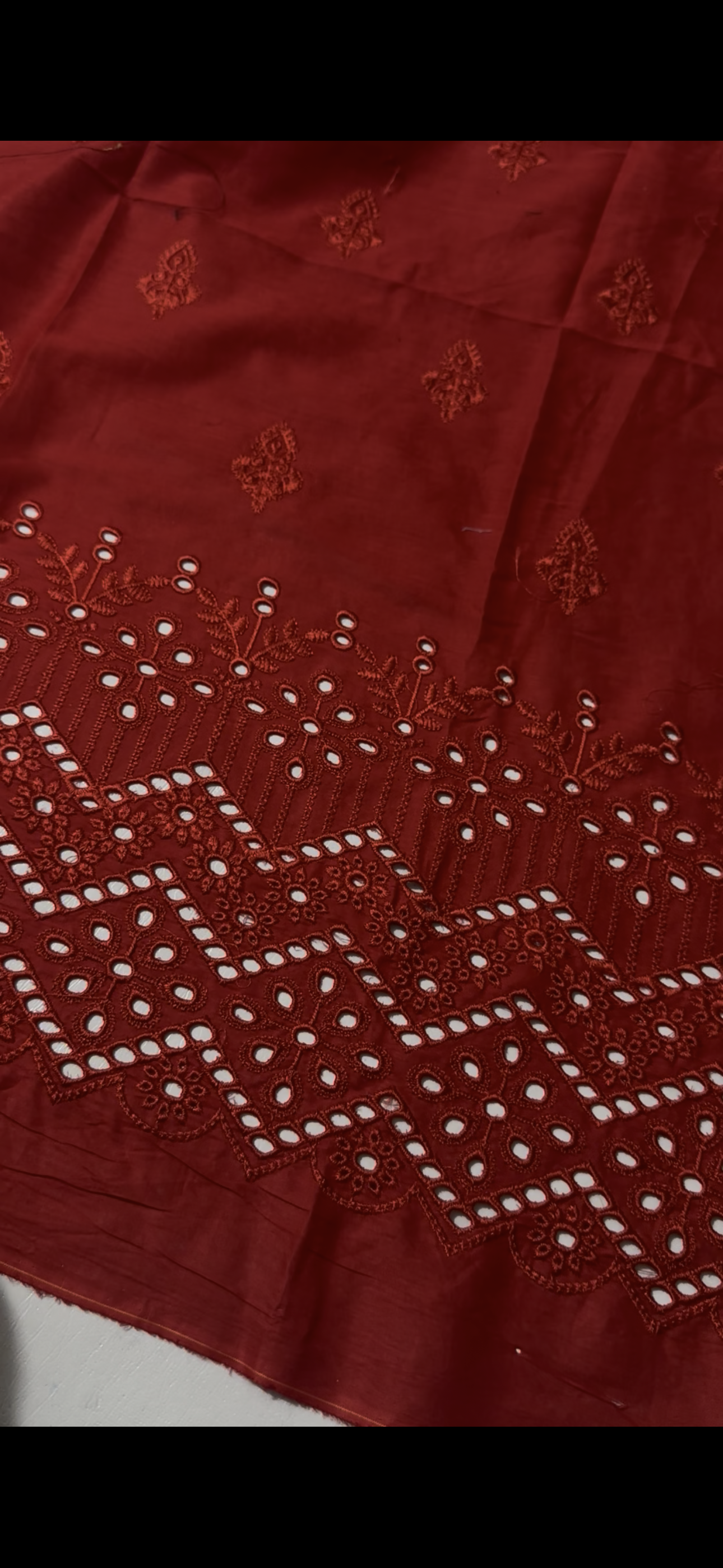 Red 2PC Chicken Kari Suit