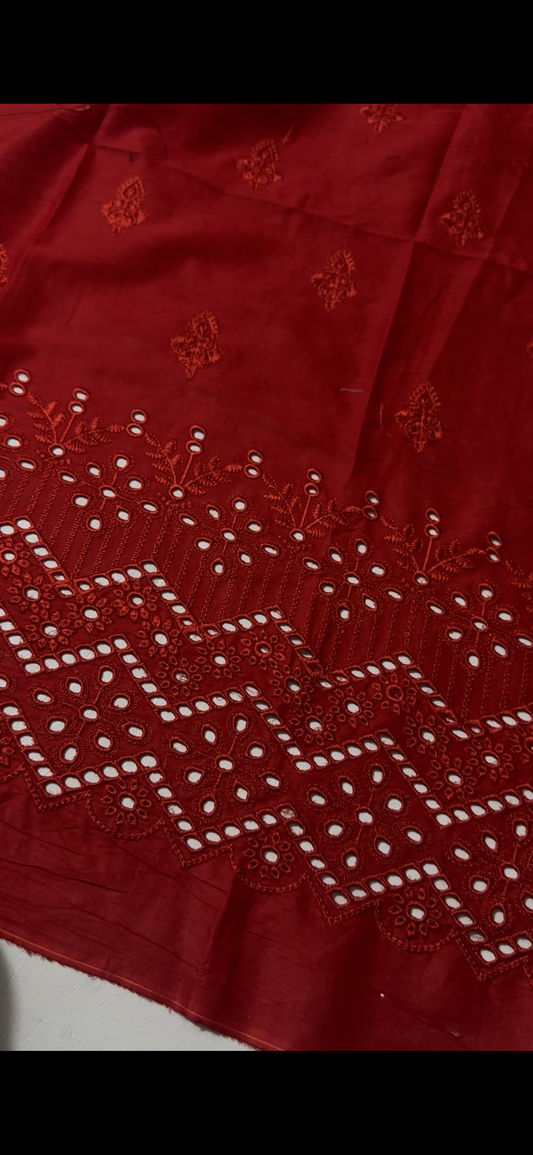 Red 2PC Chicken Kari Suit