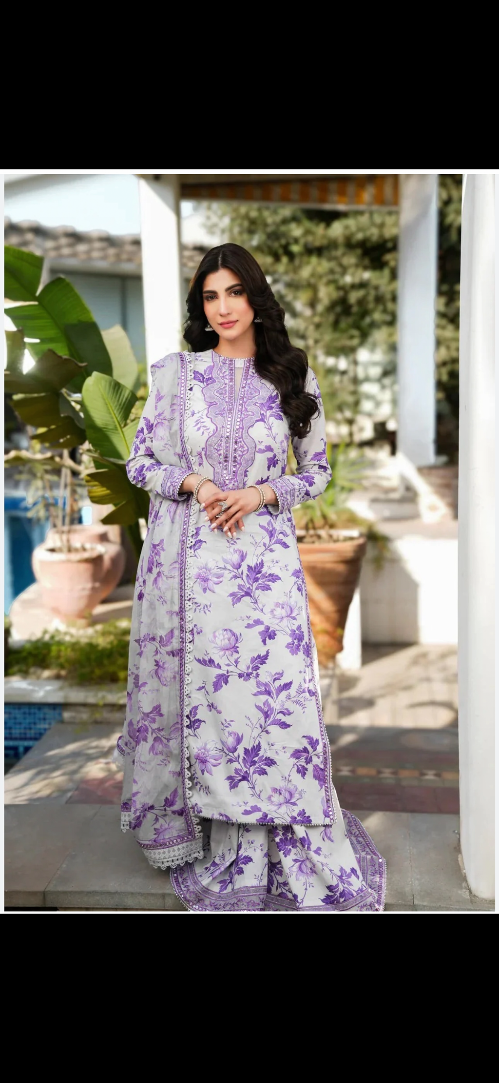 Aneelas 3PC Printed Suit –2250