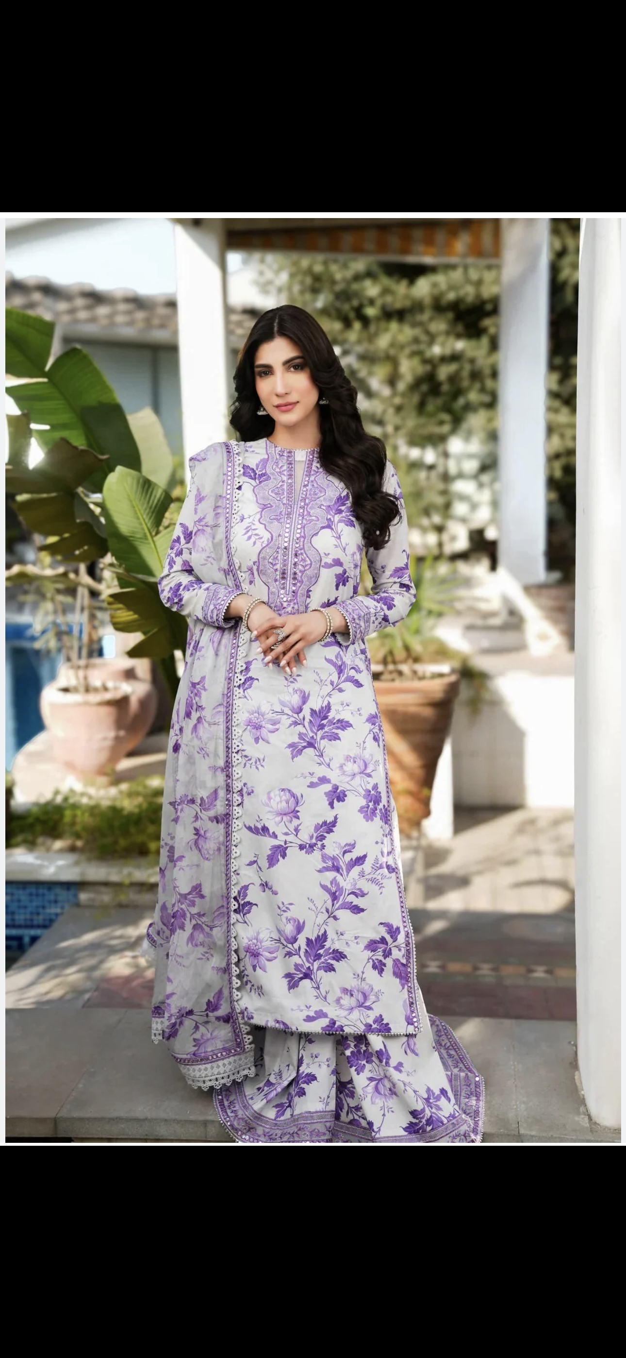 Aneelas 3PC Printed Suit –2250