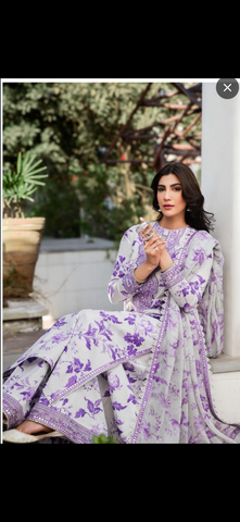 Aneelas 3PC Printed Suit –2250