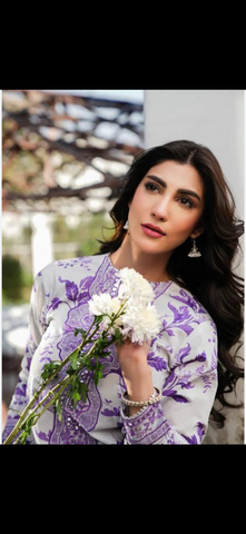 Aneelas 3PC Printed Suit –2250