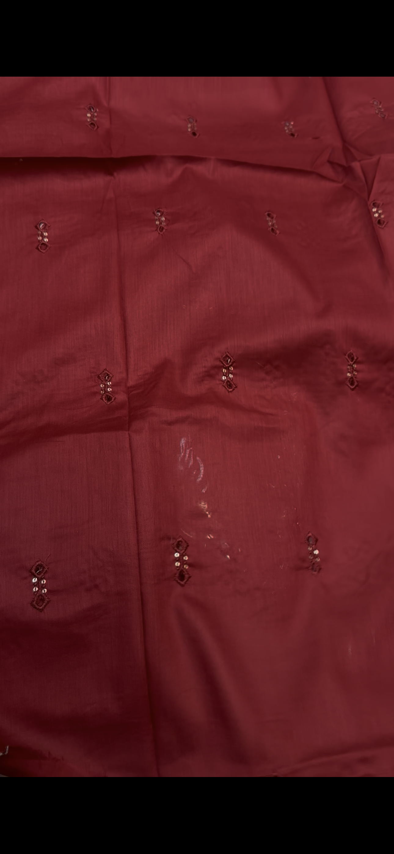 Maroon 2PC Chicken Kari Suit