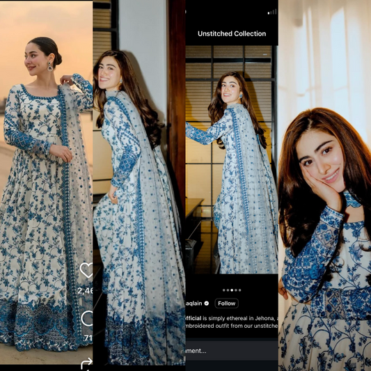 Faiza Saqlain 3PC Printed Suit –