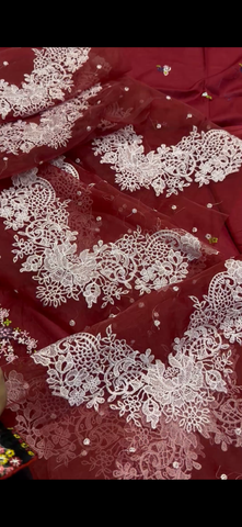 Elegant 2PC Embroidered Suit