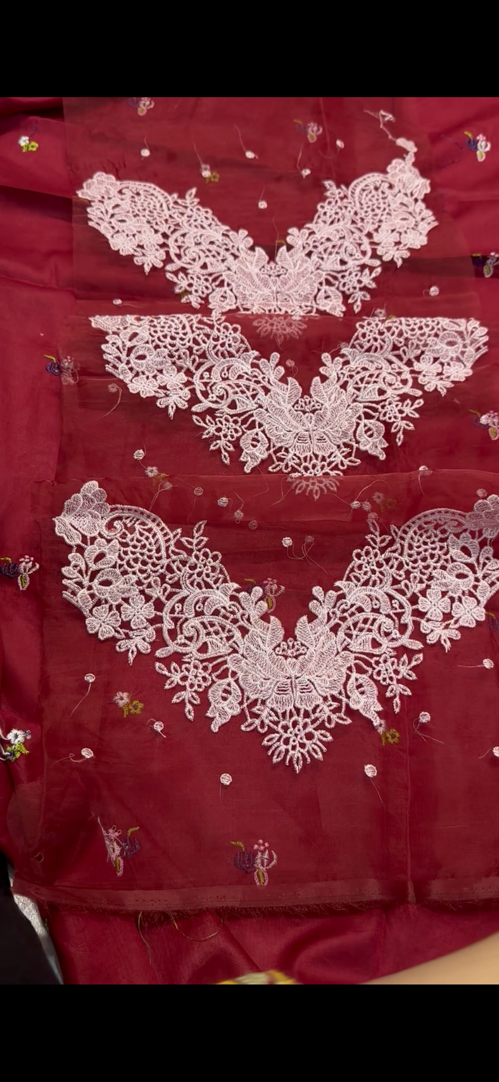 Elegant 2PC Embroidered Suit
