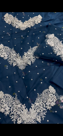 Elegant 2PC Embroidered SuitZink