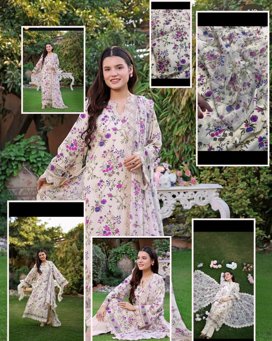 Allover Printed Elegance Aneela”s