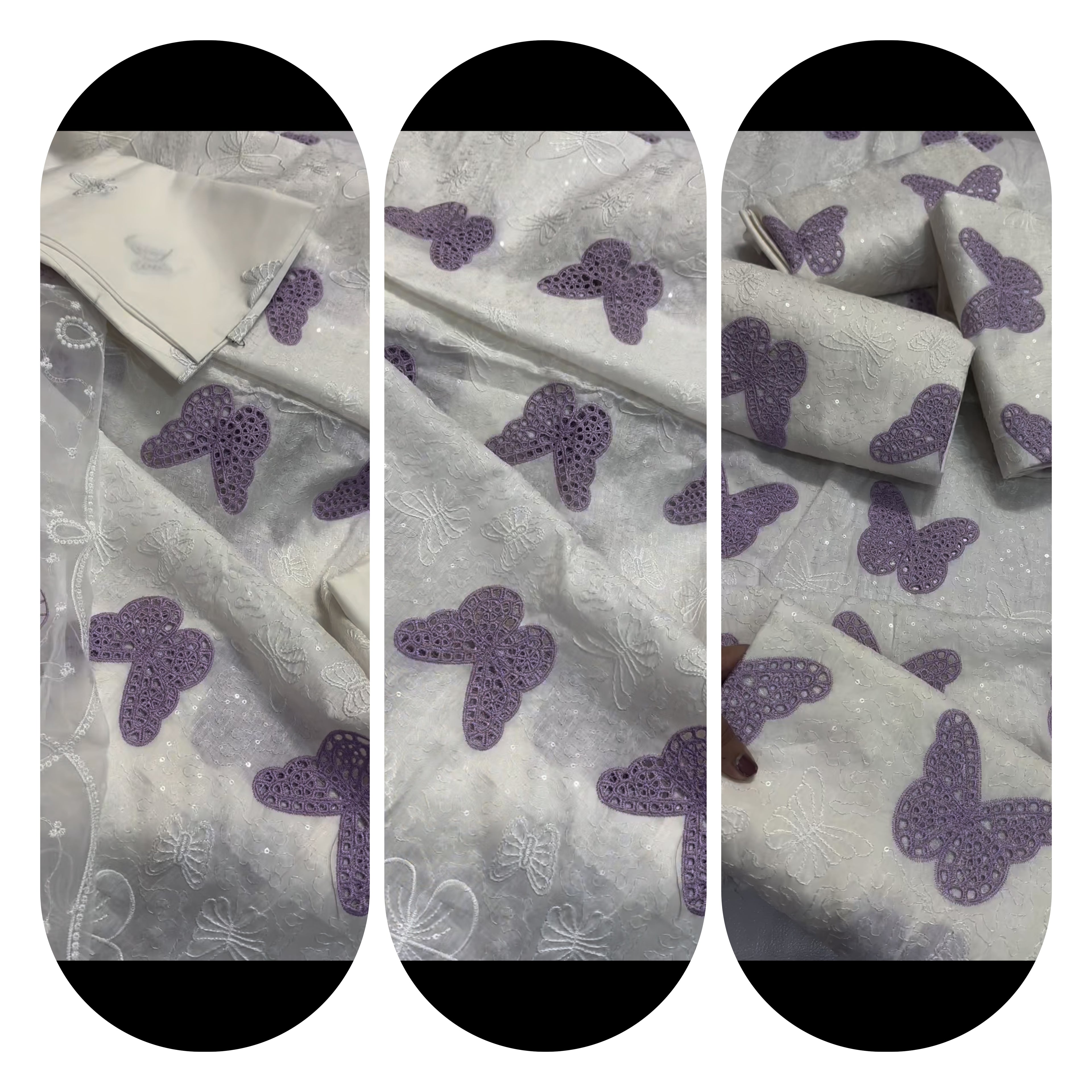Elegant Butterfly Chicken Kari 2PC (specially Eid outfit)