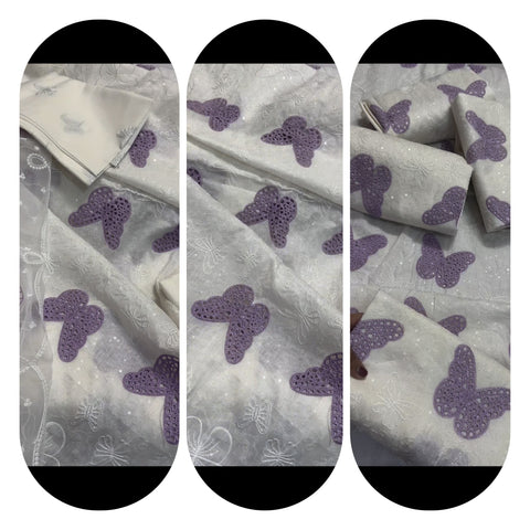 Elegant Butterfly Chicken Kari 2PC (specially Eid outfit)
