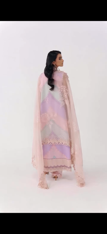 Maria B Inspired Printed 3PC – Soft Summer Elegance