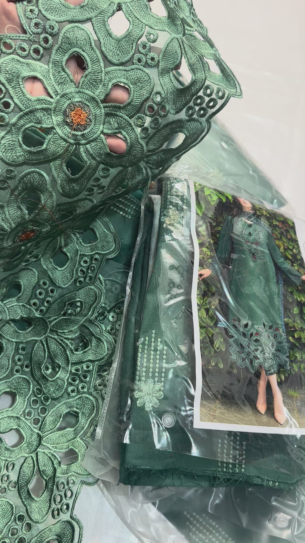 Mushq 3piece Luxury patches dress