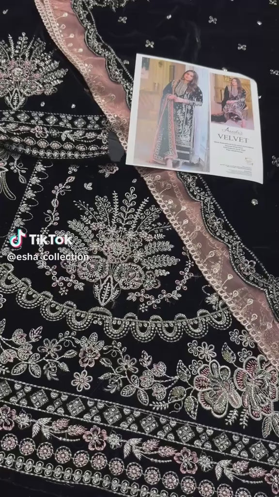 Aneelas hit code Velvet 3piece