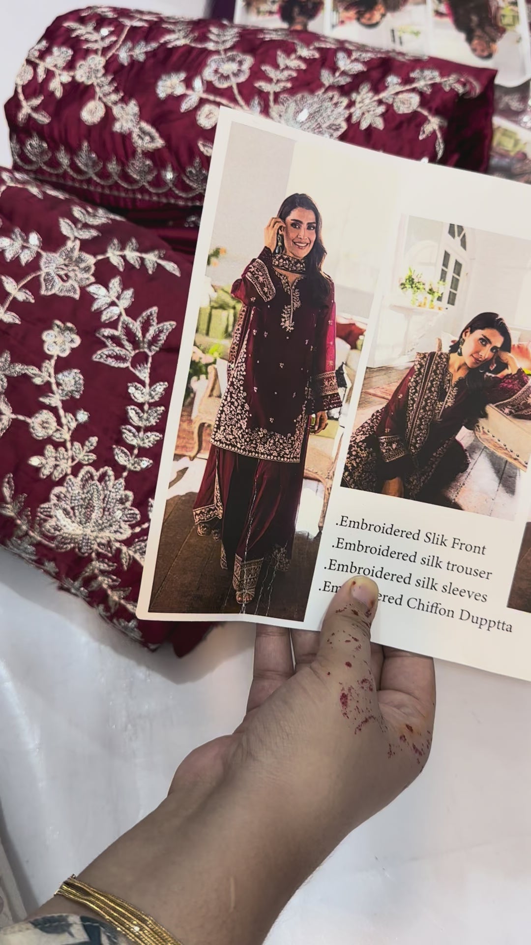 Azure Luxury Aiza khan shooting vvnice dress