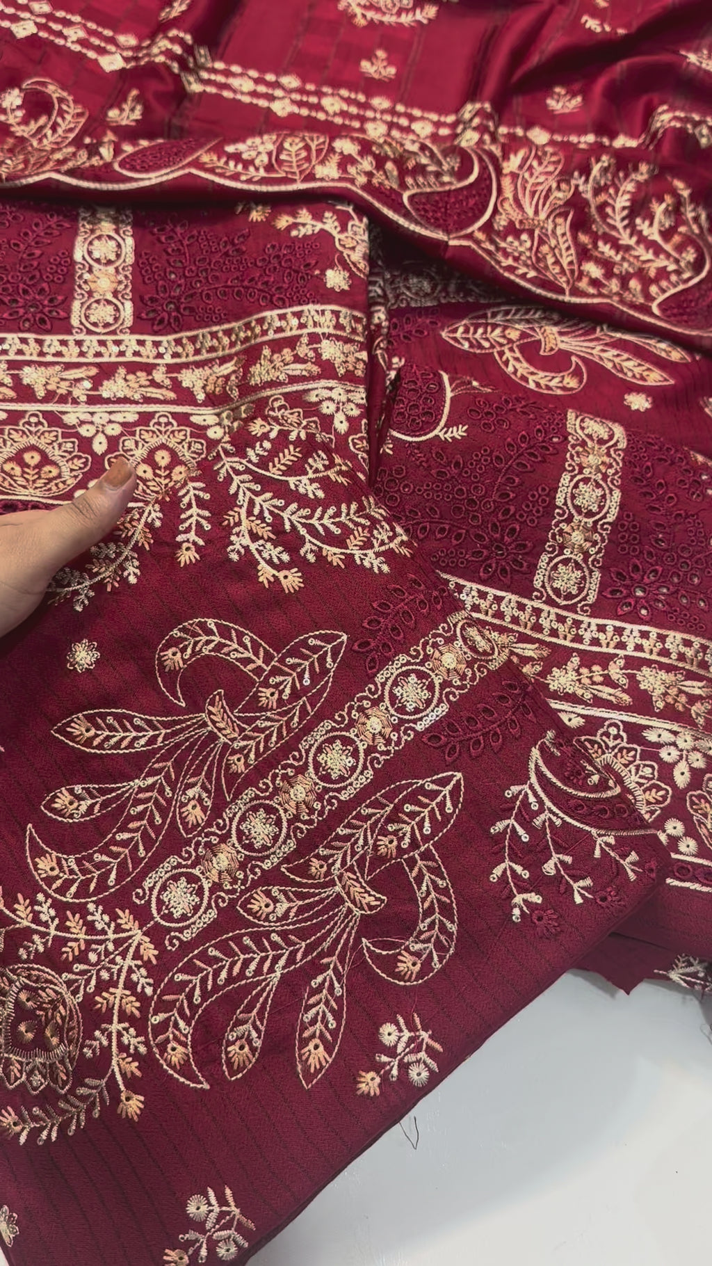 Asim jofa New arrival Embroidered chickenkari