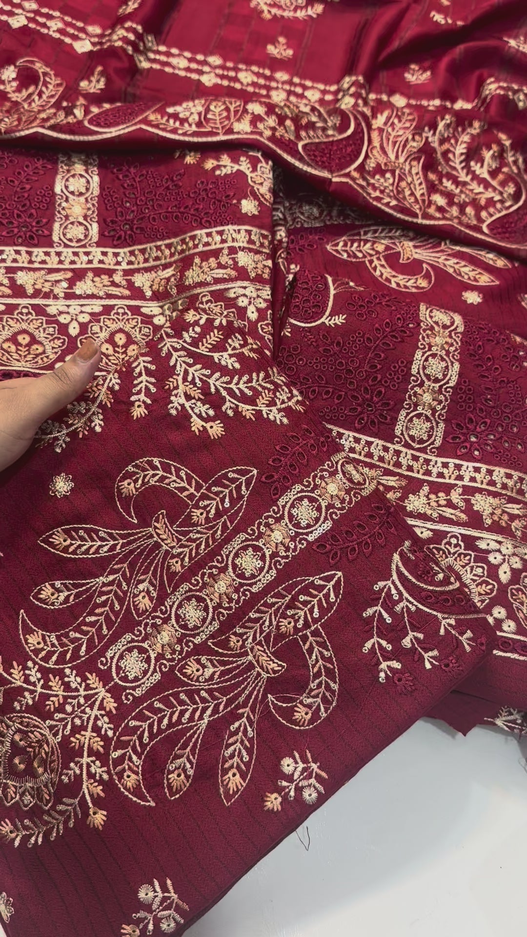 Asim jofa New arrival Embroidered chickenkari