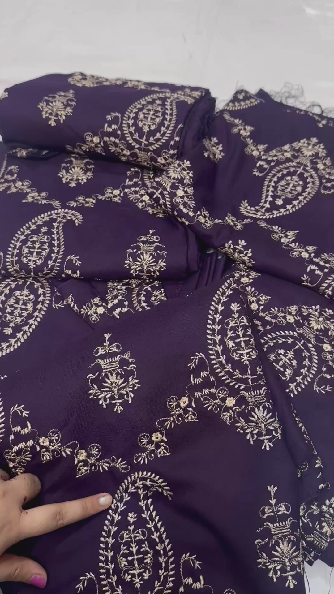 Bareeze Luxury purple