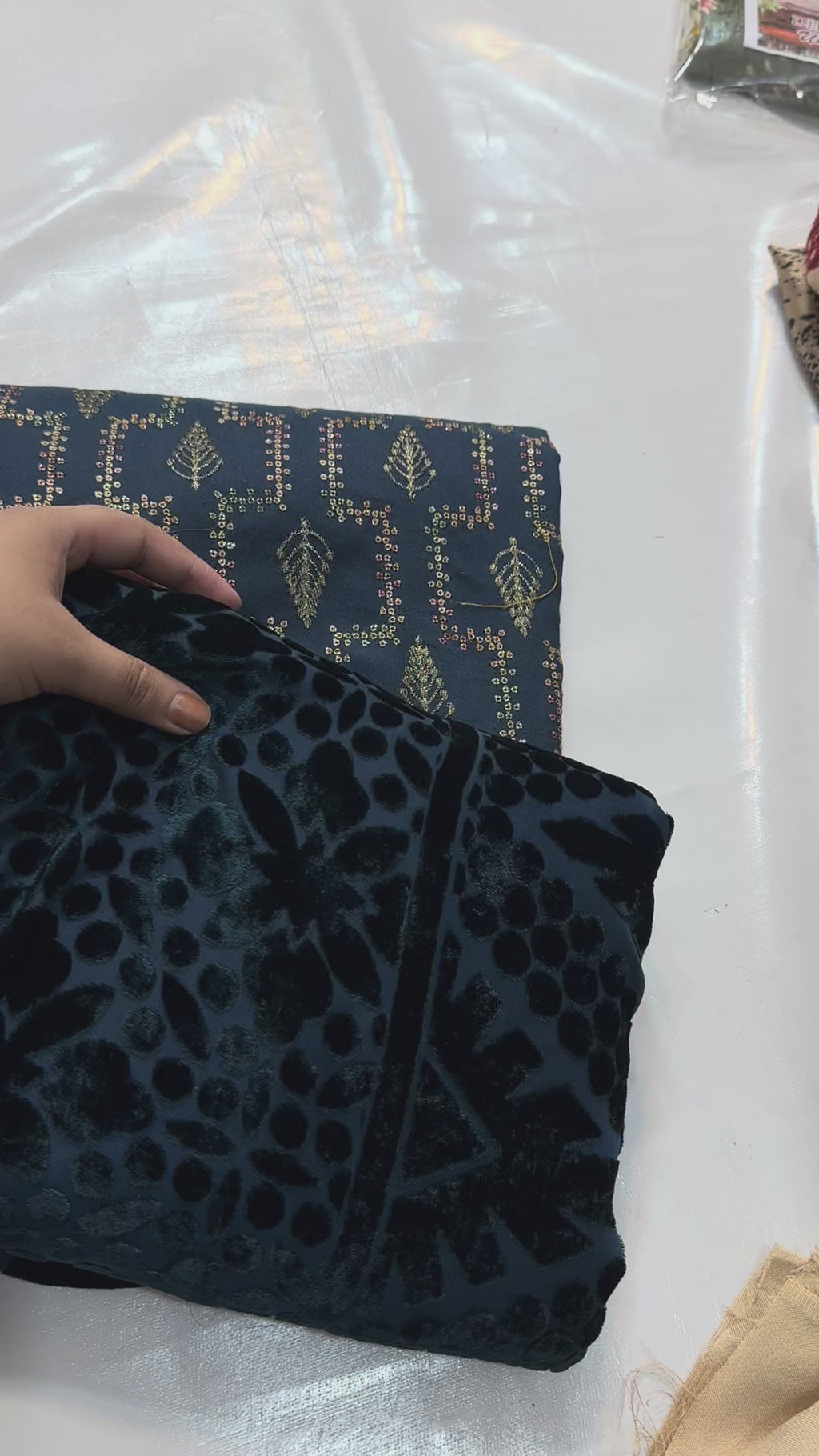 3piece dhank with Palachi shawl