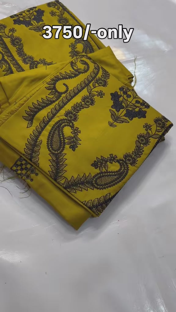 Libaas dress luxury 3pc dhank wool