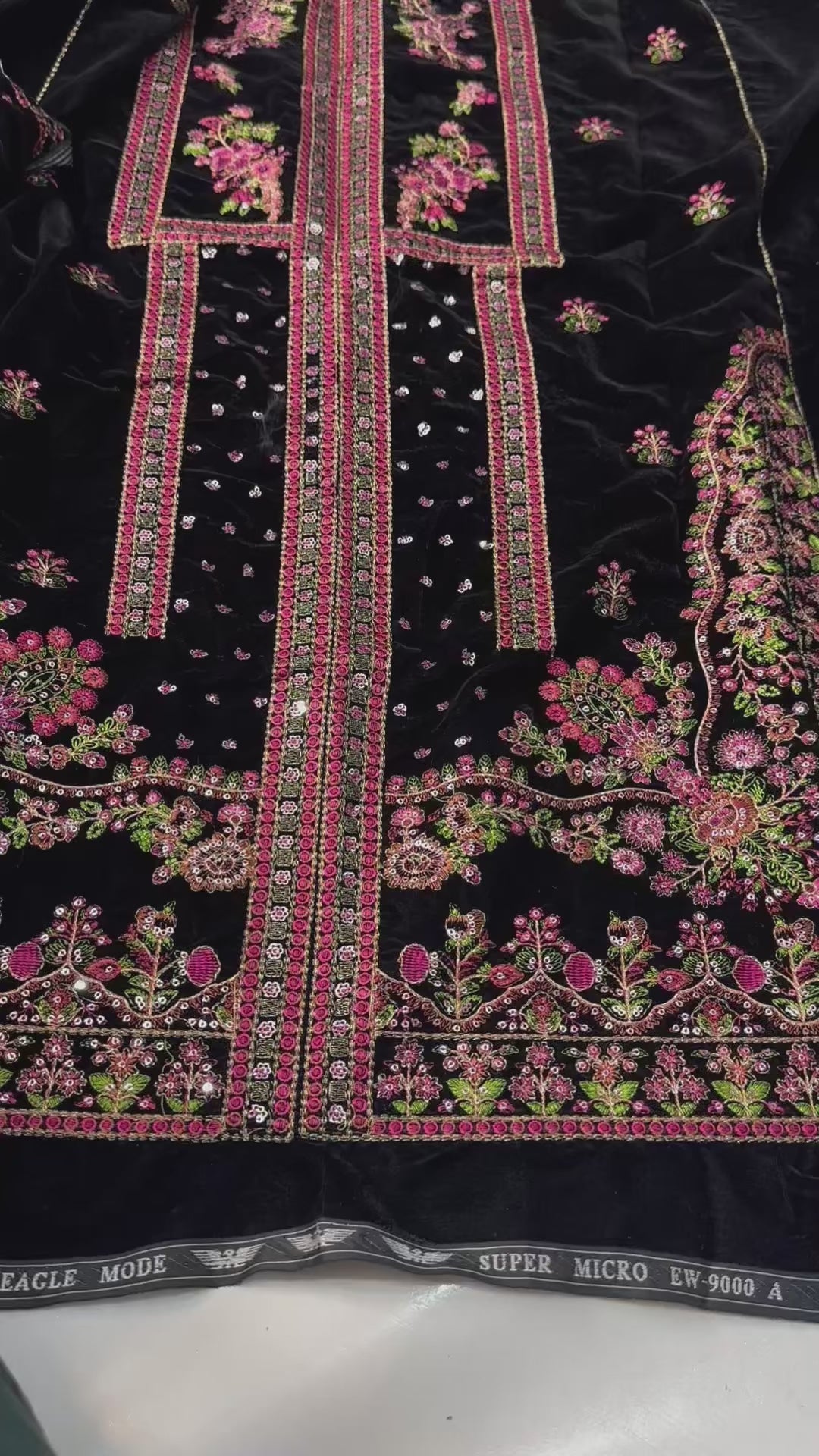 9000 micro velvet  Aneelas Velvet 2piece