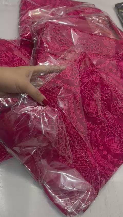Shocking Pink Chicken Kari 2-Piece Suit