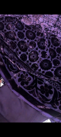 ✨ Regal Purple – 3 Piece Palachi shawl Suit ✨
