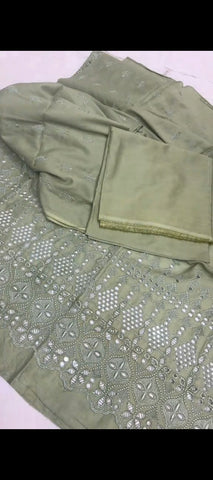 🌿 Sage Serenity — 2 Pc Chicken kari Suit