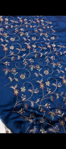 3-Piece | Premium Silk | Embroidered Shirt | Matching Trouser | Banarsi Dupatta