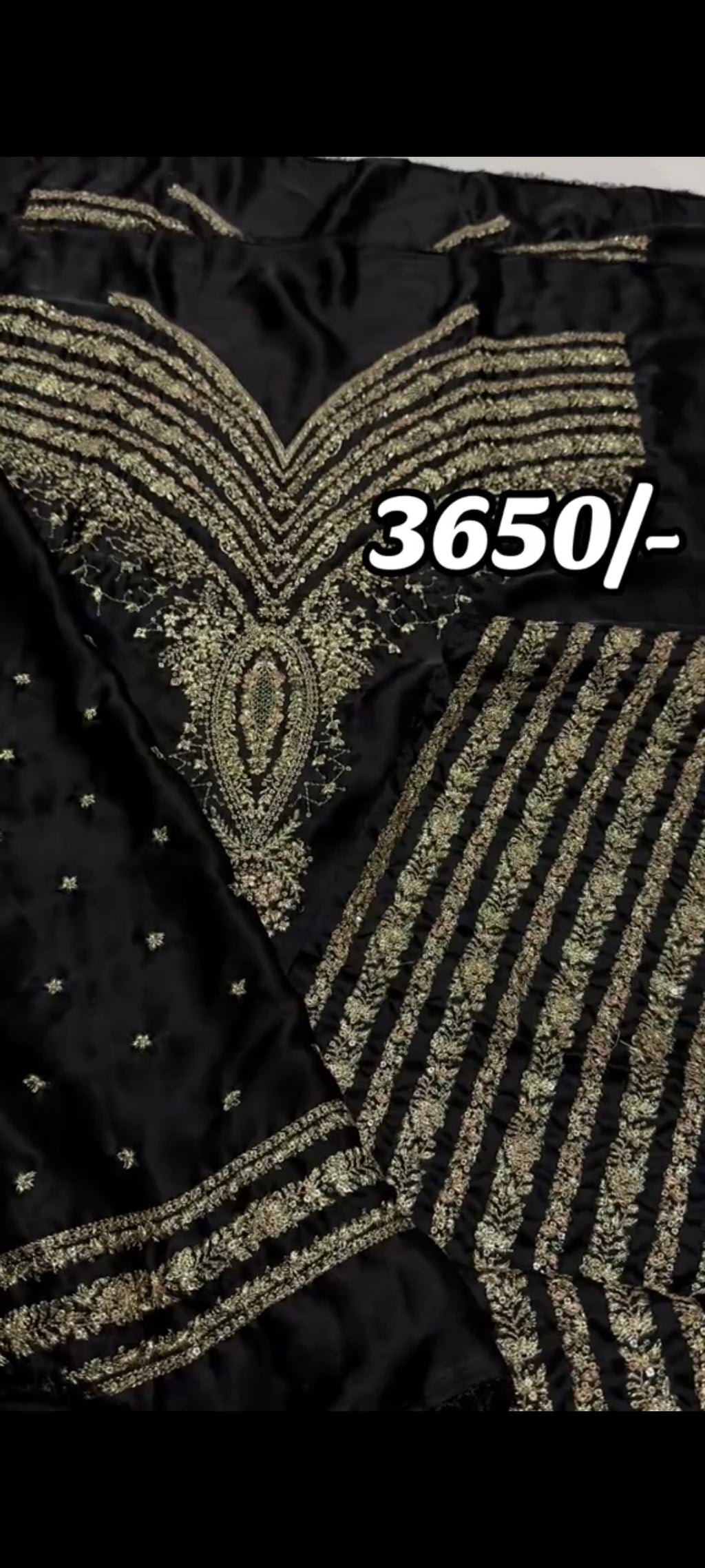 Jazmin silk 3piece Black 🖤 color