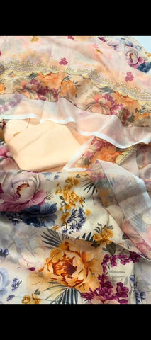 ✨🌸 Pastel Bloom – 3 pc Lawn Suit 🌸✨