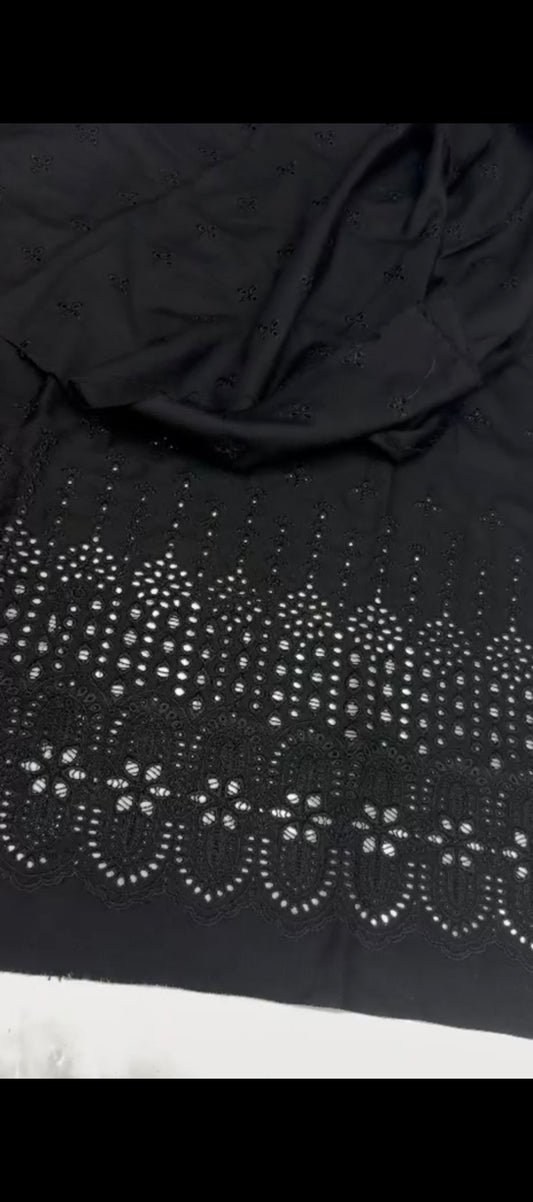 🖤 2PC Black Chicken Kari Suit ✨