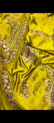 ✨ Dhani Luxe – 2 Piece Silk Embroidered Suit ✨