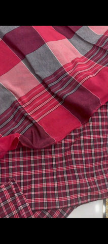 3-Piece Chambrey Khaddar Suit