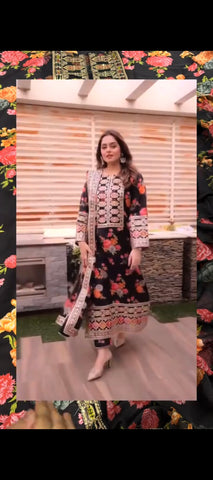 ✨ Elegant Silk Prints with Exquisite Embroidered Patches