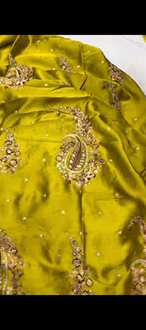✨ Silk Elegance — 2 Piece Embroidered Suit