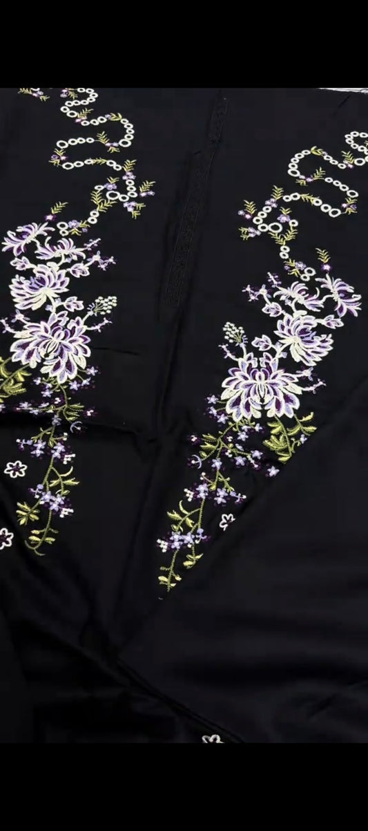 ✨ Luxury Heavy Embroidered Dhanak Suit – 2 Piece