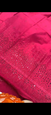 🌸 Rani Pink - 3PC Winter Chicken Kari Suit 🌸