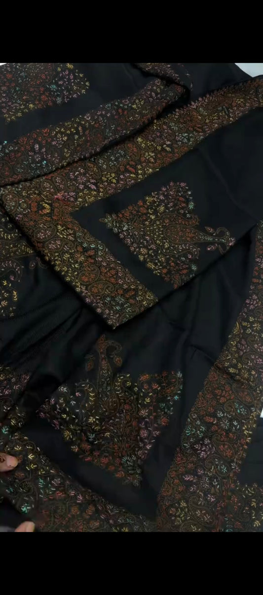 🖤✨ urwa Hocane Inspired – Shawl Kacha Tanka Black