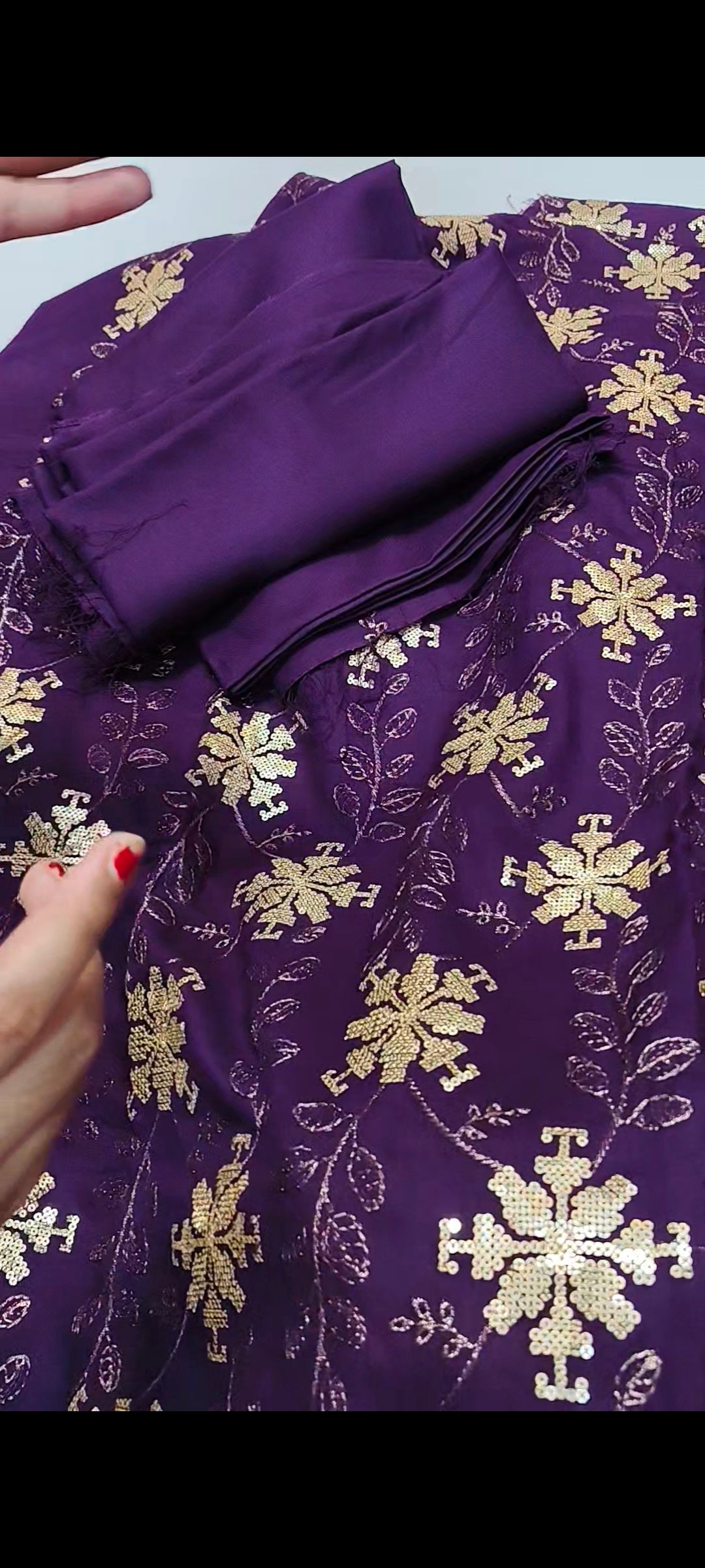 Purple Galitar work 2piece